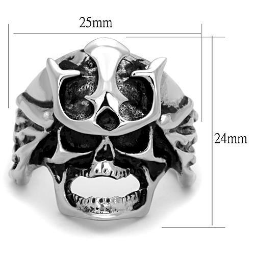 Men Stainless Steel Epoxy Rings TK1604