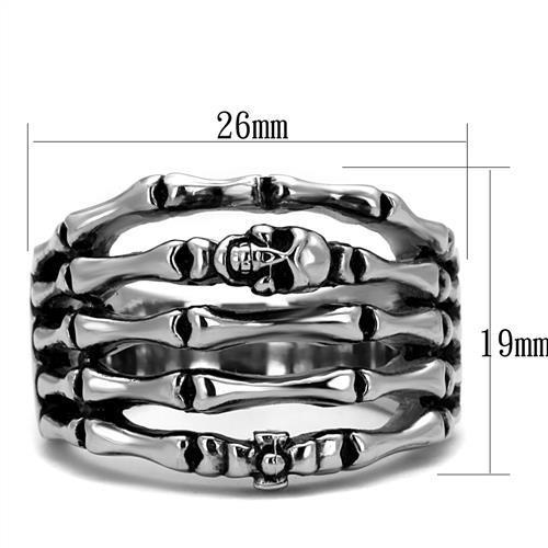Men Stainless Steel Epoxy Rings TK2512